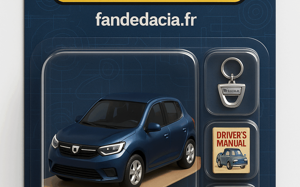 Un Starter Pack collector pour les fans de Dacia : la Sandero comme vous ne l’avez jamais vue !