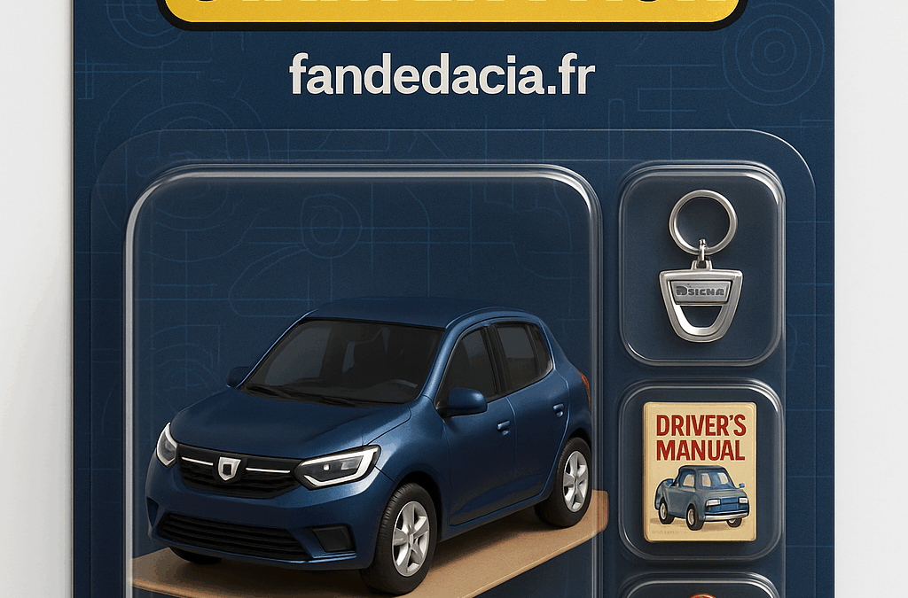 Un Starter Pack collector pour les fans de Dacia : la Sandero comme vous ne l’avez jamais vue !