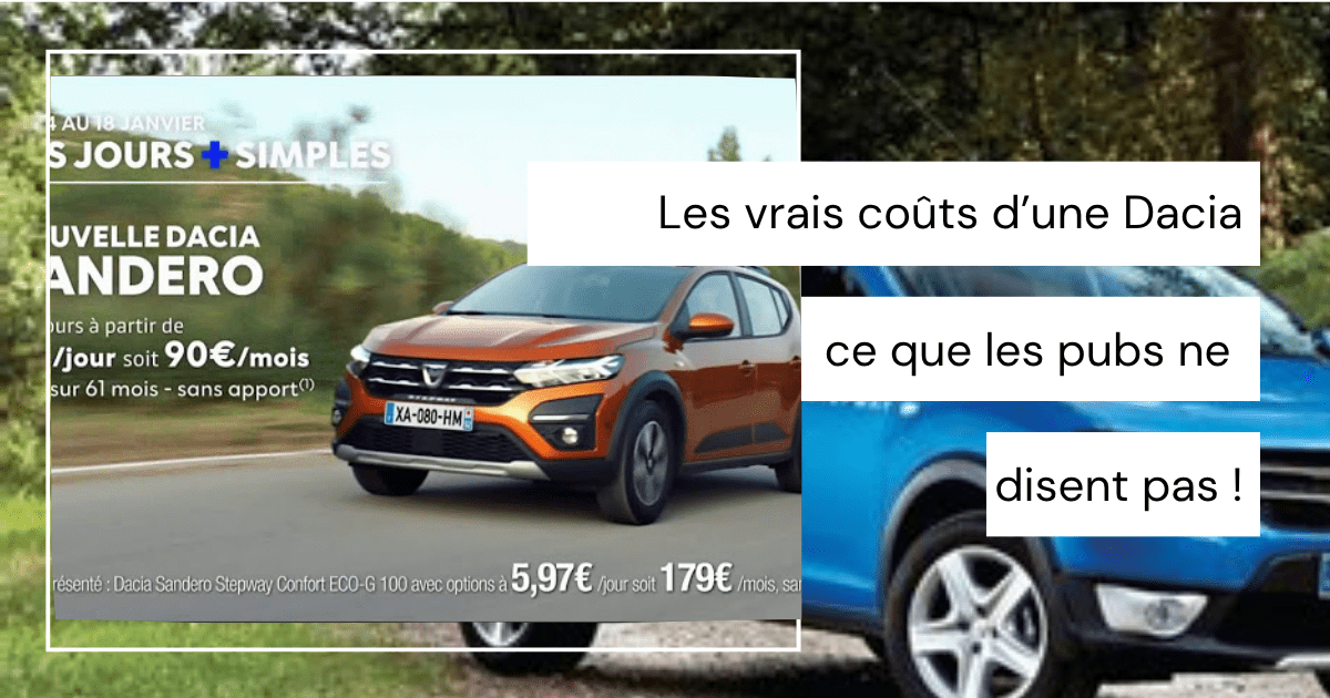 Les vrais coûts d’une Dacia : ce que les pubs ne disent pas